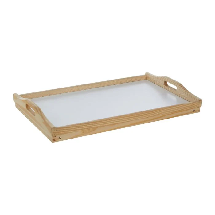 White Top Wooden Bed Tray - Image 6