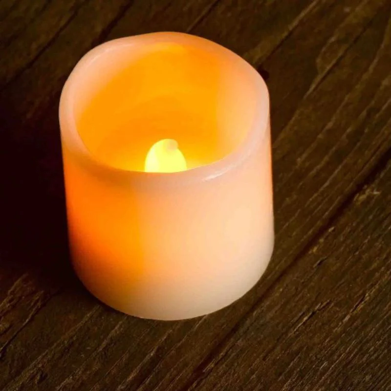 White Votives LED Candle 4 Pack - Image 2
