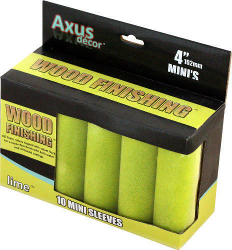 Axus Wood Sublime Mini Roller 4 Inch 10 Pack