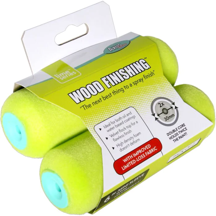 Axus Wood Sublime Mini Roller 6 Inch 2 Pack
