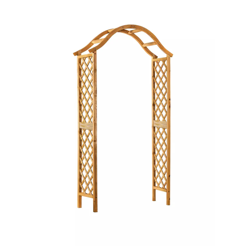 Wooden Garden Arch | Tan - Image 3