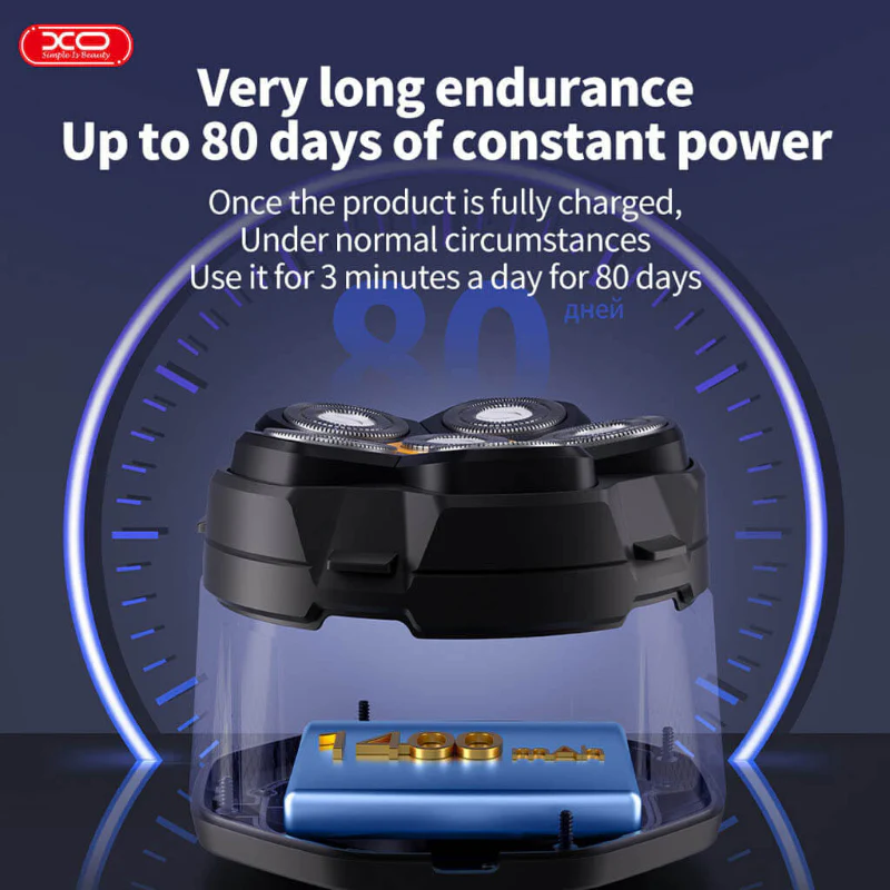 XO Electric Rotary Waterproof Shaver - Image 3