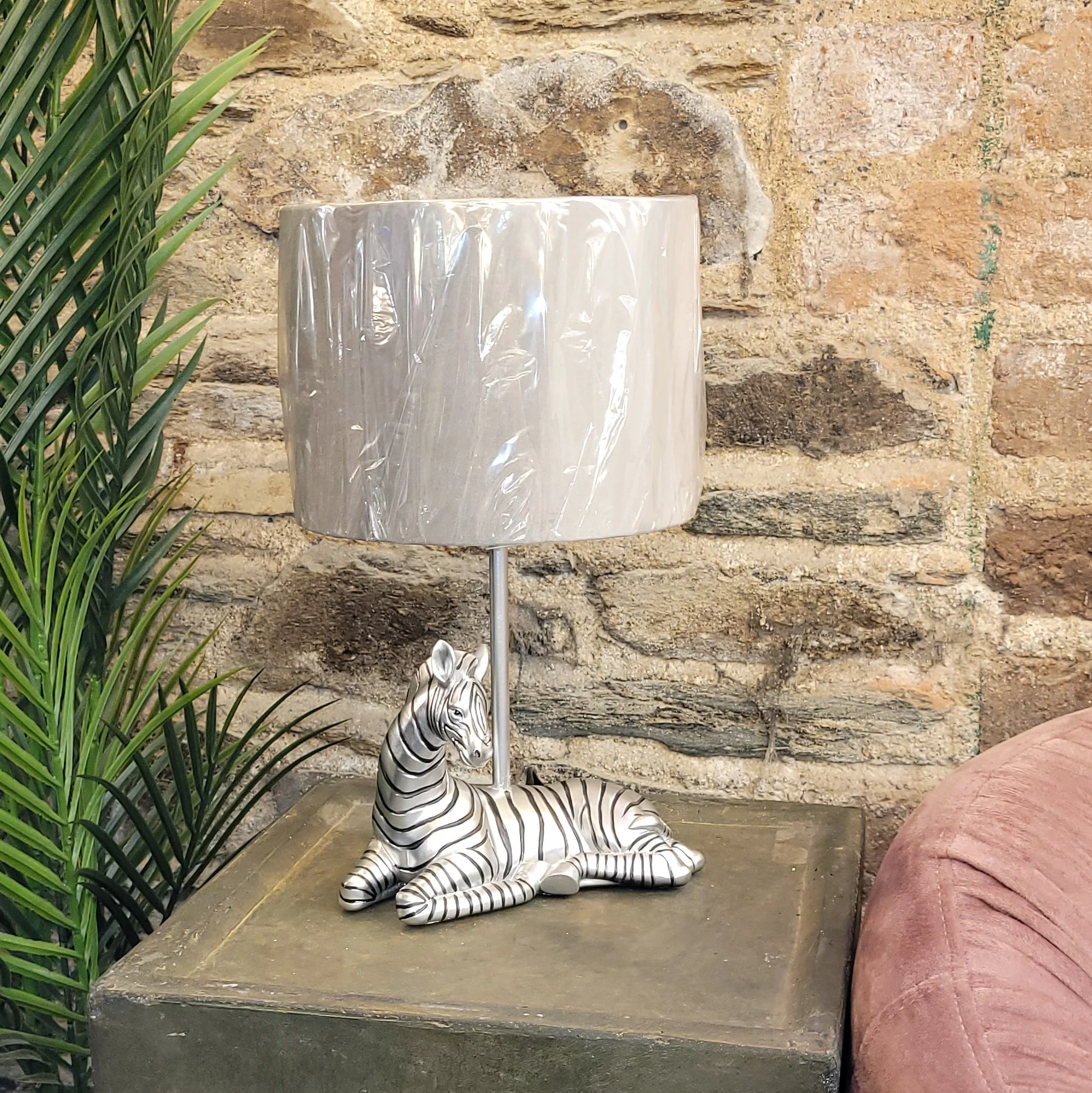Zebra Table Lamp