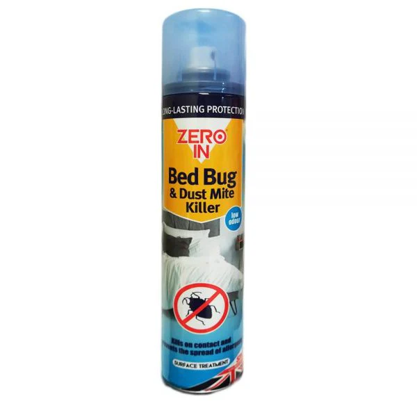 Zero In Bed Bug & Dust Mite Killer Aerosol Spray - 300ml