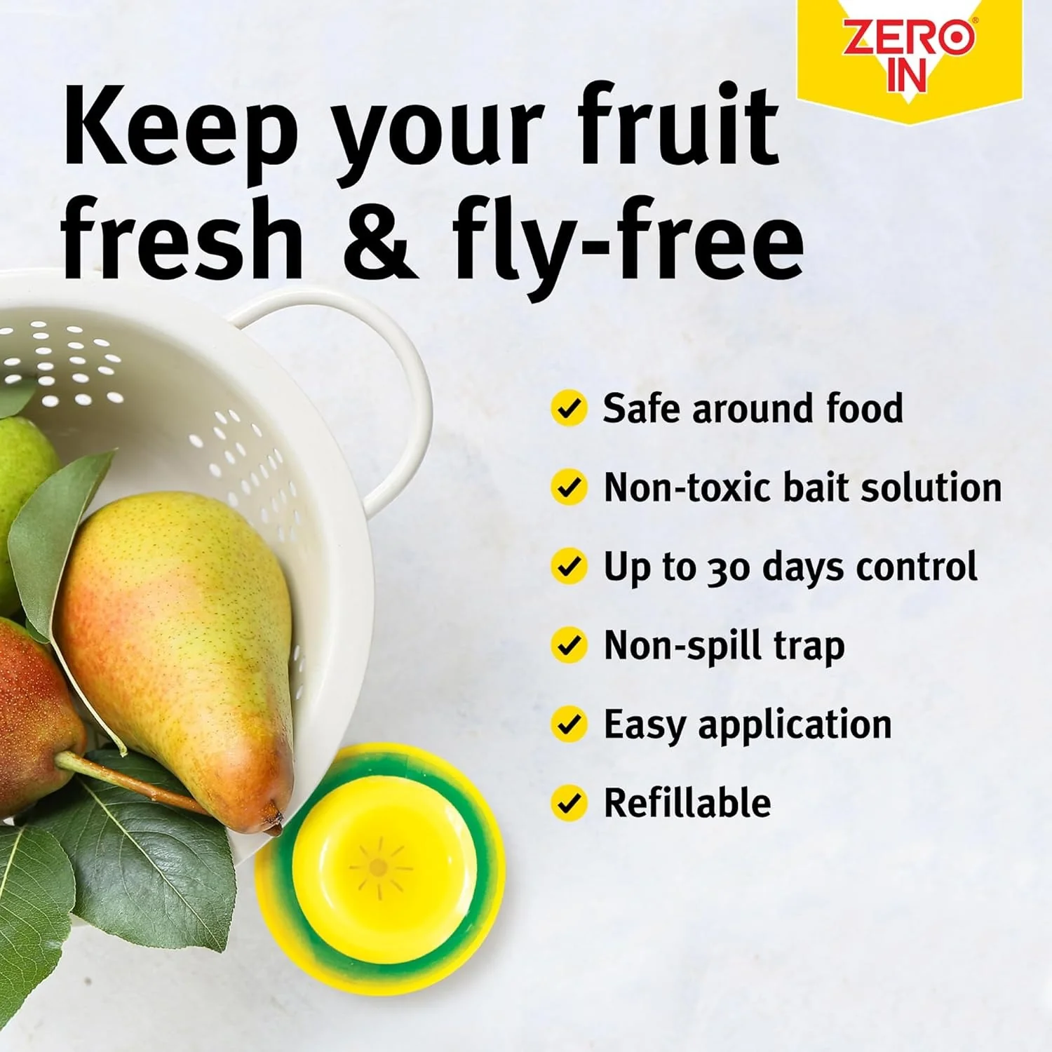 Zero In Fruit Fly Trap Twinpack - Image 4