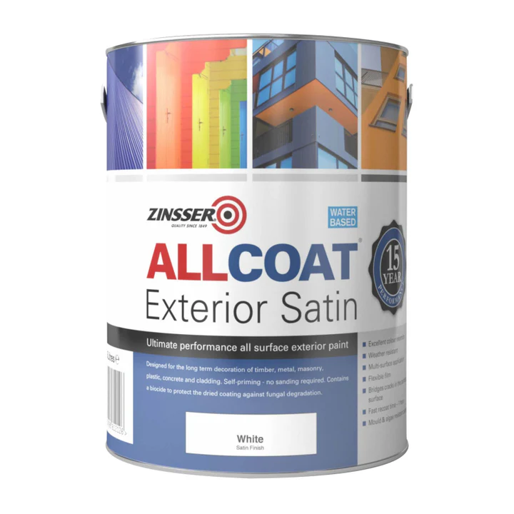 Zinsser AllCoat Exterior Satin Anthracite 1L