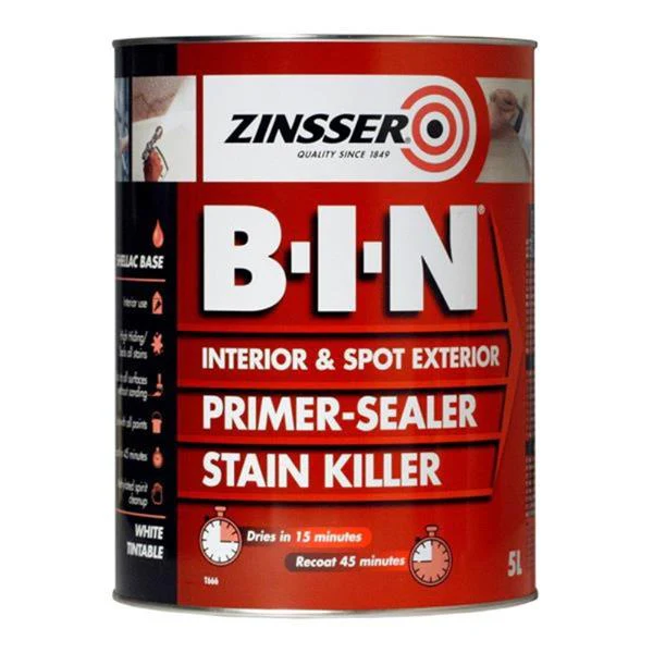 Zinsser BIN Ultimate Primer Sealer And Stain Killer Paint - Image 4